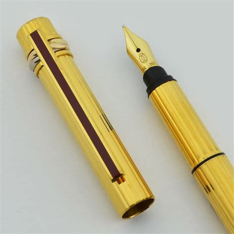 cartier pen fountain|must de Cartier fountain pen.